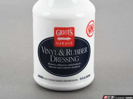 Griot's Garage Vinyl And Rubber Dressing 22oz | Trim Restorer & Protectant | Natural Satin Finish