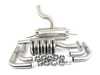 ES#3509806 - CTSEXH-CB-0020-1 - Cat-back Exhaust System - 3" stainless steel system with 3.5" quad double wall tips - CTS - Audi