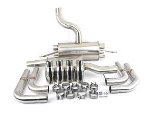 ES#3509806 - CTSEXH-CB-0020-1 - Cat-back Exhaust System - 3" stainless steel system with 3.5" quad double wall tips - CTS - Audi
