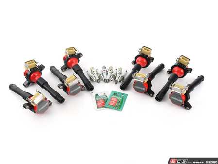 ES#4030912 - 12131703228KT2 - Performance Ignition Service Kit - Everything you need to service your ignition system including NGK BKR6EK spark plugs and Bav Auto ignition coils - Assembled By ECS - BMW