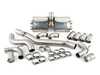 ES#3969668 - SVWS055 - Non-Resonated cat-back system - Non-Valved with Monaco Quad tips - Built to last with 304 stainless steel and engineered for dyno-proven power gains. - Scorpion - Volkswagen
