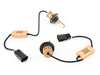 ES#3996366 - led1506KT - 2Stroke 2.0 H13 (High/Low) LED Conversion Kit - With Anti-Flicker Harnesses - Set of 2 4880lm, 46W combined LED headlight bulbs - Morimoto - 