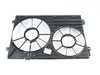 ES#4135821 - 1K0121205AJ - Dual Fan Cowl - Satin Black - Attaches to the core support to house the radiator and condenser fans - Genuine Volkswagen Audi - Audi Volkswagen