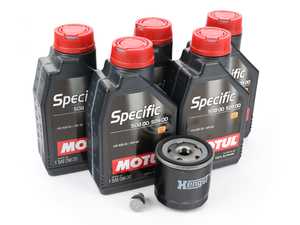 ES#4004130 - 10738KT - Oil Service Kit - Includes Hengst oil filter and Motul performance 0W-20 Synthetic engine oil - Assembled By ECS - Volkswagen