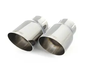 Single-Walled Exhaust Tips - Polished Silver