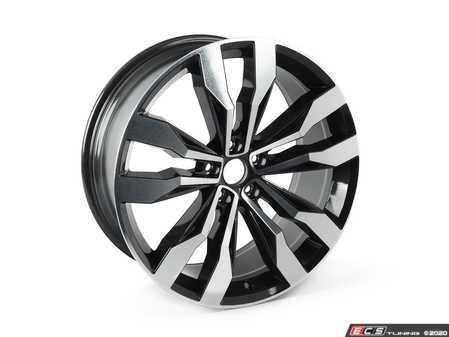 ES#3554579 - 5NN601025ENQ9 - 20" Braselton Wheel - Priced Each - 20"x8.5, 5x112, ET 34 - Genuine Volkswagen Audi - Volkswagen
