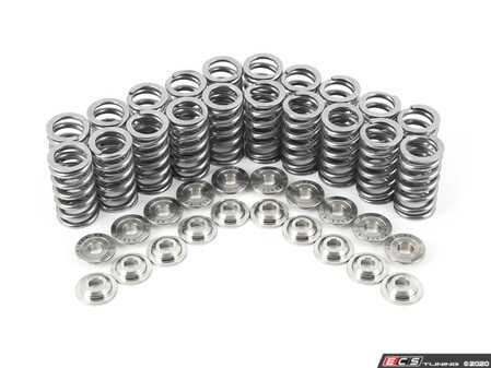 ES#3691275 - ST-SPRK-A2416-5 - Supertech Valve Spring & Retainer Set For 2.5L - Rev higher and drive faster with confidence. Supertech's 2.5L 5 Cylinder valve spring & retainer kit uses high-quality steel and military certified titanium for durable performance. - Supertech - 