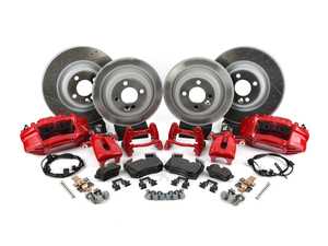 ES#4315913 - 34110432802KT - JCW 4 Piston Sport Brake Kit Retrofit - Priced As Kit - Only At ECS Tuning - Upgrade your brake system to JCW brakes, kit made by ECS with Genuine MINI parts - Genuine MINI - MINI