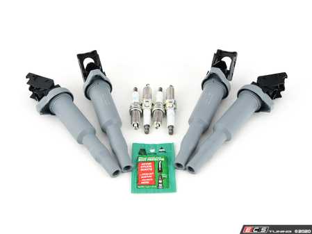 ES#4057109 - 12138647689KT6 - Ignition Service Kit - Includes coils, plugs, and dielectric grease. Set of four. - Assembled By ECS - MINI