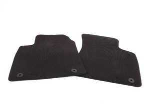 ES#455745 - 8N1061232E29G - Carpeted Floor Mat Set - Sabre (Black) - (NO LONGER AVAILABLE) - Protect your interior carpet - Genuine Volkswagen Audi - 