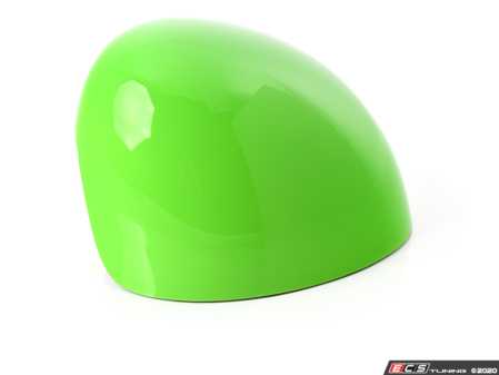 ES#2987639 - 51162410462 - Mirror Cap Ray Line Green - Right - Part of the Ray Line color package - Genuine MINI - MINI