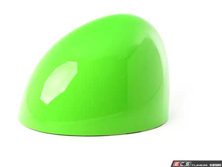 ES#2987640 - 51162410463 - Mirror Cap Ray Line Green - Left - Part of the Ray Line color package - Genuine MINI - MINI