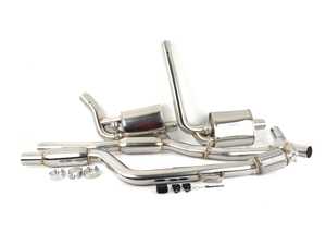 ES#4266086 - MB052-BLC - ARMYTRIX Valvetronic Cat-Back Exhaust System - Reuses Factory Tips - Gains up to +11 horsepower with an additional +14 ft lbs of torque with a legendary exhaust note! - Armytrix - Mercedes Benz