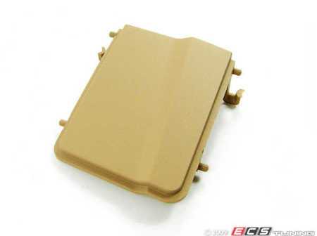ES#111518 - 51437022397 - E46 Beige Convertible Trim - Left - Used to cover existing hole when the top is up, located next to the rear passengers - Genuine BMW - BMW