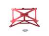 ES#4220371 - 004802LA01AKT4 - Billet X-Brace - Red - Audi B8 - Improve steering feel and handling! - ECS - Audi