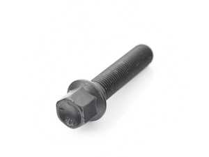 ES#4147749 - 1455502SW - Black Mercedes Ball Seat Wheel Bolt - Priced Each - 14x1.5x55mm - H&R - Mercedes Benz