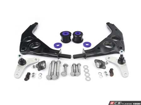 ES#4265717 - 31126761409KT2 - Performance Front Lower Control Arm Kit  - Complete front control arm suspension refresh kit with Powerflex Performance Main Lower Bushings - Assembled By ECS - MINI
