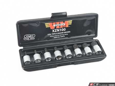 ES#2950978 - VIMXZN100 - 8 Pc. 3/8" Drive Stubby Triple Square Socket Set  - (NO LONGER AVAILABLE) - Found everywhere on today's cars. This is a must have in some applications - VIM Tools - 