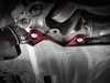 ES#4220369 - 004802LA01AKT2 - Billet X-Brace - Red - Audi B8.5/Porsche Macan - Improve steering feel and handling! - ECS - Audi Porsche