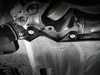 ES#4220370 - 004802la01aKT3 - Billet X-Brace - Black - Audi B8 - Improve steering feel and handling! - ECS - Audi