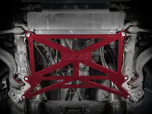 Billet X-Brace - Red - Audi B8
