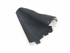 ES#3412406 - 5234-8K-000A - BFI Manual Alcantara Shift Boot - Blue Stitching - Compliment your BFI shift knob with a custom shift boot made from the finest materials available - Black Forest Industries - Audi