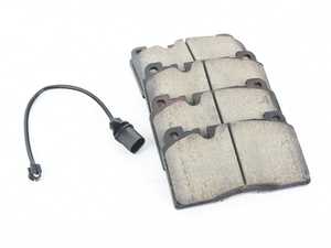 ES#3659544 - EUR1663 - Front Euro Ceramic Brake Pad Set - Offers excellent pedal feedback, low dust, and smooth initial bite. A favorite among enthusiasts. - Akebono - Audi