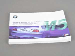 ES#12909 - 01410155429 - E39 M5 Owner's handbook M5 E39 - Genuine BMW - BMW
