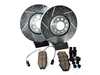 ES#3157882 - K886 - Power Stop Z23 Evolution Sport Front Brake Kit (320mm) - A performance front-wheel brake upgrade featuring drilled & slotted rotors and low-dust carbon-fiber ceramic pads. - Power Stop - Audi