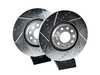 ES#3157882 - K886 - Power Stop Z23 Evolution Sport Front Brake Kit (320mm) - A performance front-wheel brake upgrade featuring drilled & slotted rotors and low-dust carbon-fiber ceramic pads. - Power Stop - Audi