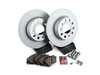 ES#4145014 - 5q0698451bKT - Rear Brake Service Kit (272x10) - Featuring Zimmermann rotors and ECS DD23 "Daily Driver" ceramic pads. - Assembled By ECS - Volkswagen