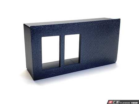 ES#4353032 - 2021054-MK7C-SW2 - Lower Cubby Switch Panel - Double - Looking to install switches in your MK7 but want to keep your interior clean? - CJM Industries - Volkswagen