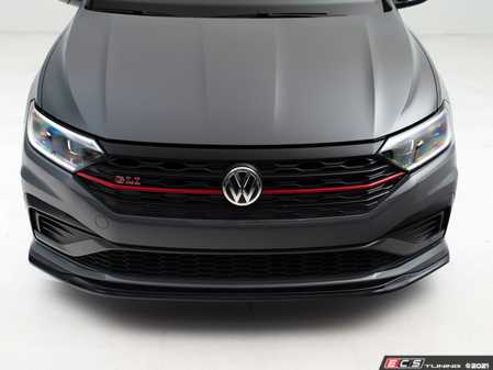 ES#4355232 - 007202la01-01KT -  MK7 Jetta GLI Front Lip Spoiler - Gloss Black - In-house engineered to upgrade your exterior styling - ECS - Volkswagen