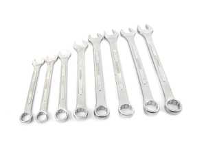 ES#4339640 - OEM22120 - 8 Piece Jumbo Combination Wrench Set (21 Mm - 32 Mm) - Includes Canvas Rollup Storage Bag to Protect the Wrenches During Transportation and Organized for Storage - OEM Tools - Audi BMW Volkswagen Mercedes Benz MINI Porsche