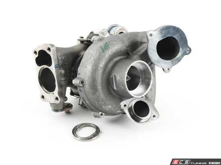 ES#4070402 - 11657811404 - Lower Turbocharger - Priced Each - Brand new larger, lower position turbocharger from OEM BorgWarner - BorgWarner - BMW