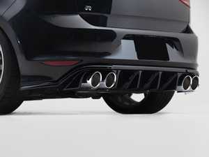 ES#4751335 - 028748ECSEBKT -  MK7 Golf R Gloss Black Rear Diffuser & Hatch Spoiler Extension - Add aggressive styling with our In-House Engineered Gloss Black Rear Diffuser and Trunk Spoiler! - Enthusiast Bundles - Volkswagen