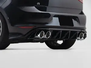  MK7 Golf R Gloss Black Rear Diffuser