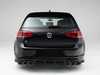 ES#4001195 - 028748ecs01KT -  MK7 Golf R Gloss Black Rear Diffuser - Add aggressive styling with our In-House Engineered Gloss Black Rear Diffuser! - ECS - Volkswagen