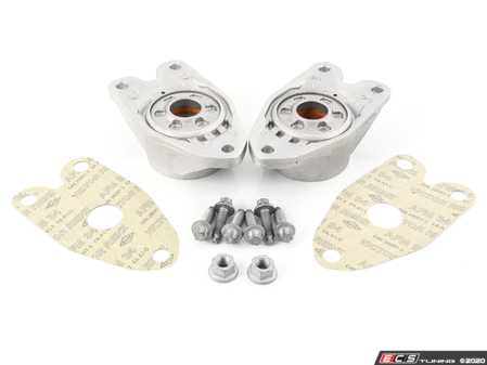 ES#4316074 - 33506862725KT - Rear Upper Shock Mount Kit w/ Hardware - A common source for noise, should be replaced each time the rear shocks are replaced - Assembled By ECS - BMW