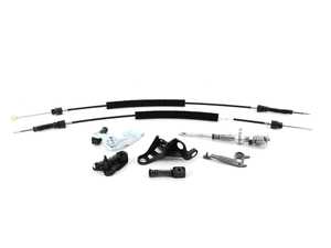 ES#2954010 - 1k0711112bKT3 - Shifter Rebuild Kit - Includes shifter, shift levers, shift cables, and brackets - Genuine Volkswagen Audi - Volkswagen
