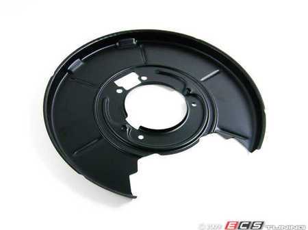 ES#60107 - 34211158991 - Rear Brake Dust Shield - Left - Located behind the brake disc, protects seals from the elements and brake dust - Genuine BMW - BMW