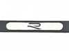 ES#4317351 - 5H0071801 - R-Line Plate Frame - Black - Black stainless frame featuring the NEW R-Line logo - Genuine Volkswagen Audi - Volkswagen