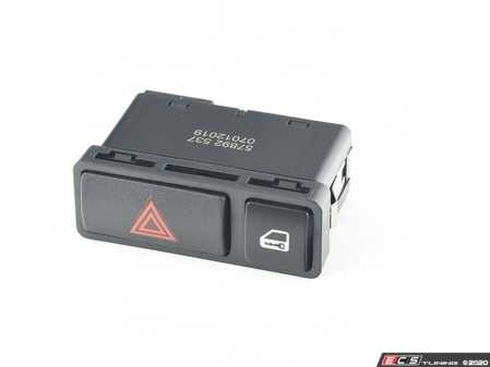 ES#4316546 - 61318368920 - Hazard/Central Lock Switch - Controls hazard function as well as central locking system - Bremmen Parts - BMW