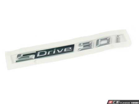ES#4189040 - 51147458227 - Model Emblem - Sdrive 30I - Genuine BMW - BMW