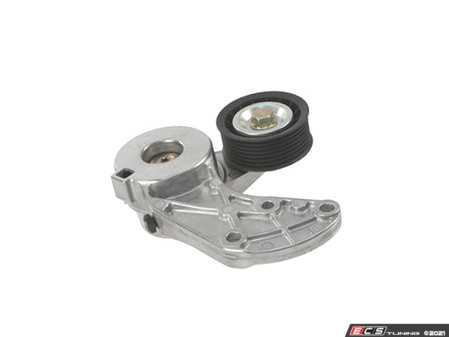ES#2816541 - 95510229900 - Belt Tensioner With Roller - Located on the front of the engine between the deflection roller and and the power steering pump pulley - Hamburg Tech - Porsche