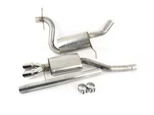 ES#3175505 - 252542 - MK6 Jetta 2.5L 2.5" Cat-Back Exhaust System - Stainless Steel - 2.5" Stainless exhaust system with dual Borla mufflers and twin angle cut tip! - Techtonics Tuning - Volkswagen