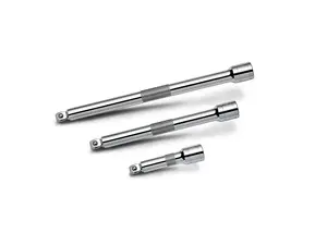 3 Piece 3/8 in. Dr. Socket Extension Bar Set - Wobble Tip