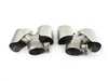 ES#4313672 - 9910800376 - 991.2 Quad Sport Exhaust Tips - Pair - Replaces stock tips on Porsche 991.2 and converts to sport package look. Polished T304 stainless steel with aircraft quality TIG welding. - Racing Dynamics - Porsche