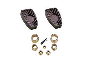 ES#4361974 - 93042340190KT - Pedal Refresh Kit - Upgrade your pedal cluster to bronze while replacing your rubber pedal pads - Hamburg Tech - Porsche