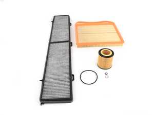 ES#4355068 - E9XN54DFKT - Routine Filter Replacement Kit - Includes brand new Hengst Oil, Air Intake, and Cabin filters! - Hengst - BMW